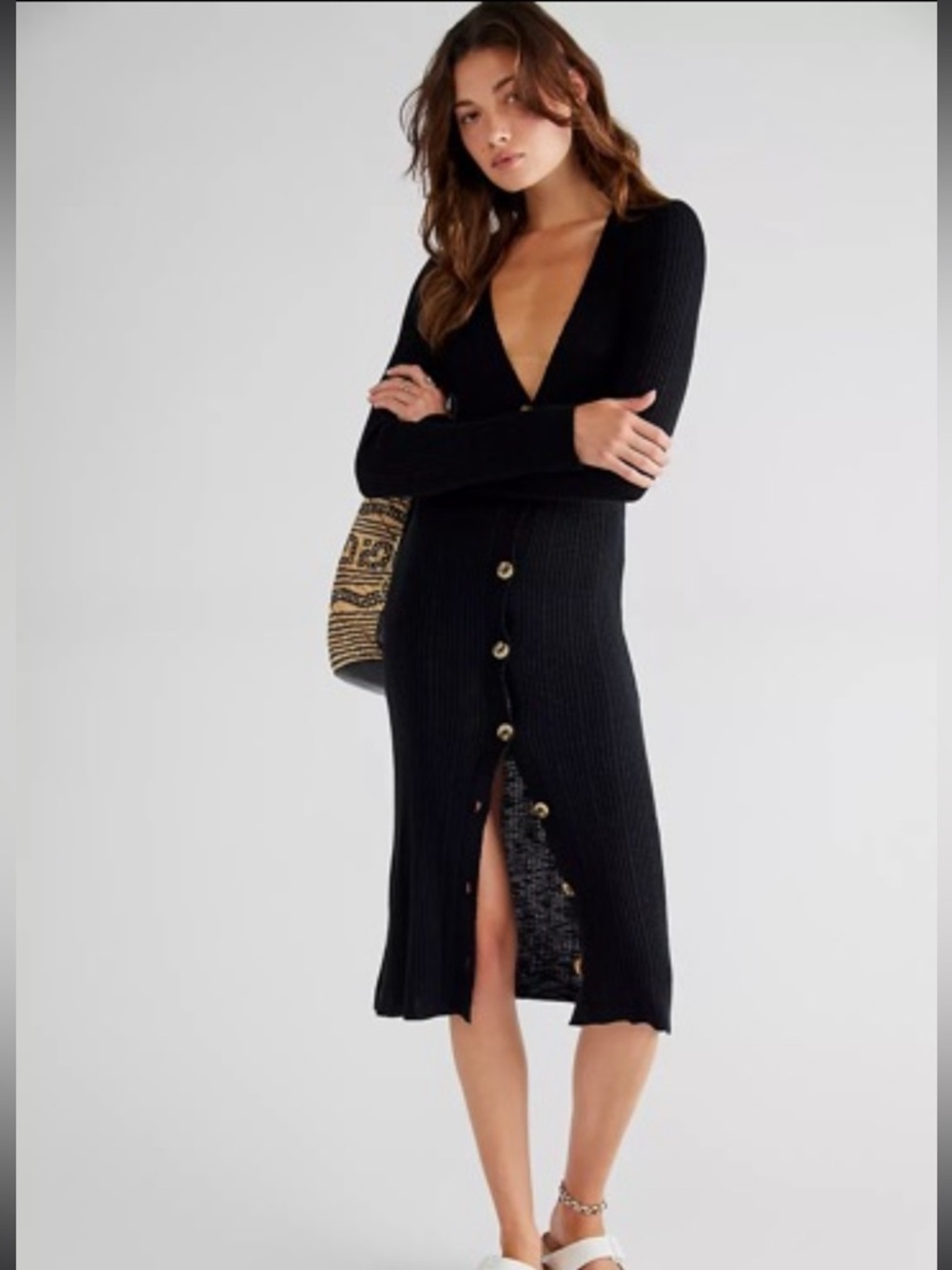 Free people long cardigan